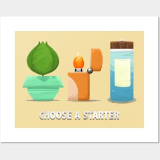 Choose A Starter Posters and Art